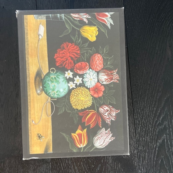 Gucci Pilar Floralembroidered Metallic Leather Espadrilles - Picture 7 of 7